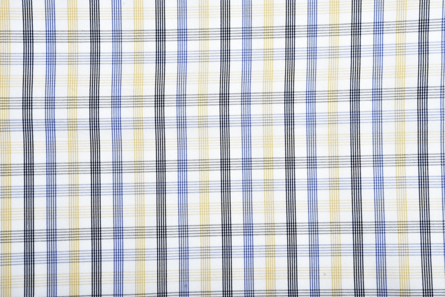 Country-Blau-Gelbes Tatersall-Hemd