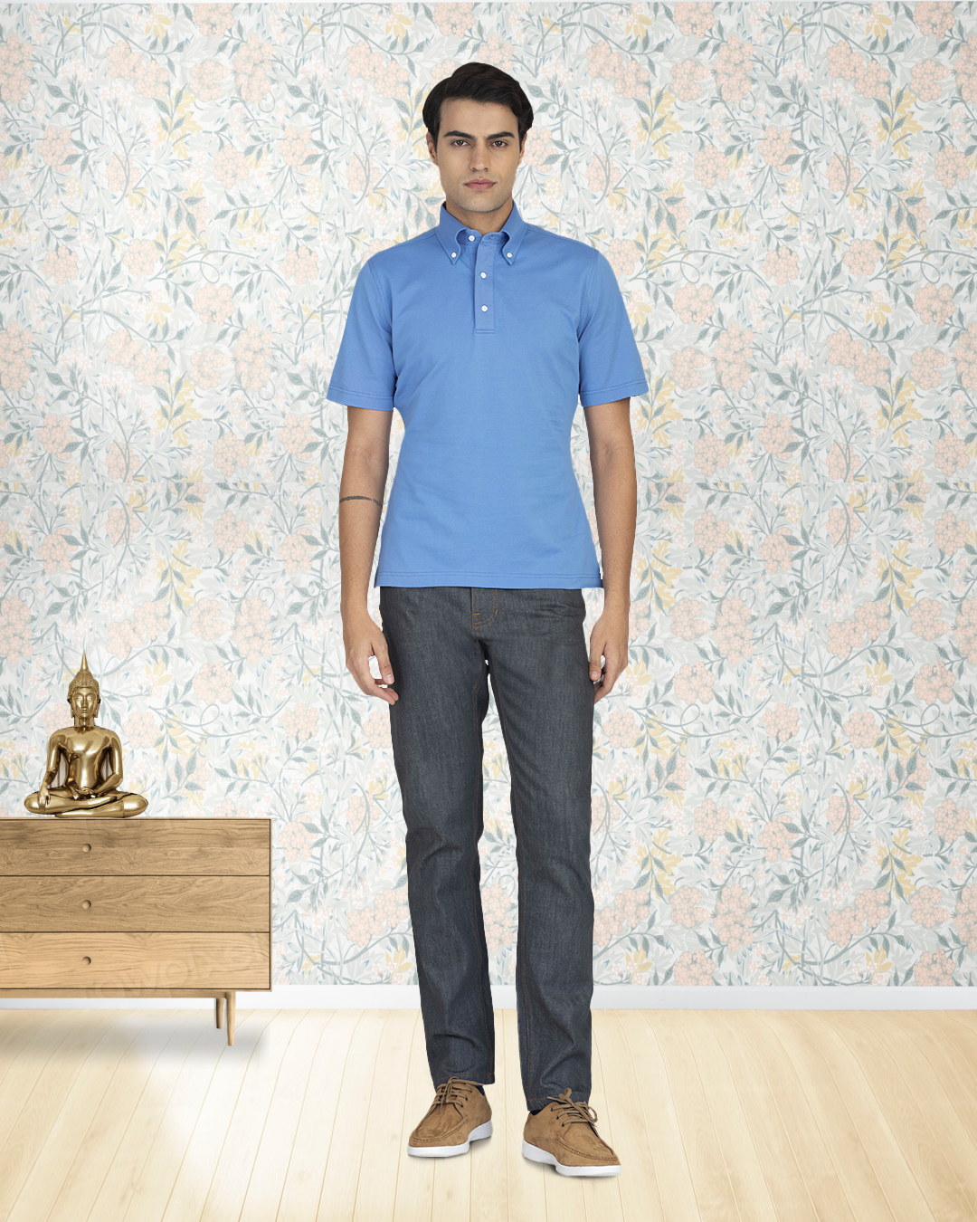 Luxire Selvedge: Graue Jeans
