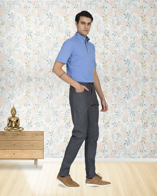 Luxire Selvedge: Graue Jeans