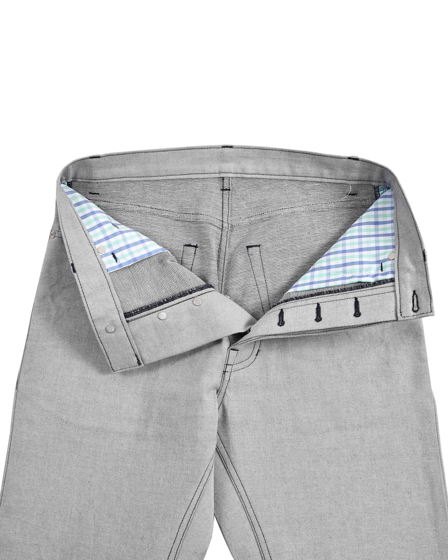 Graue dehnbare Jeans