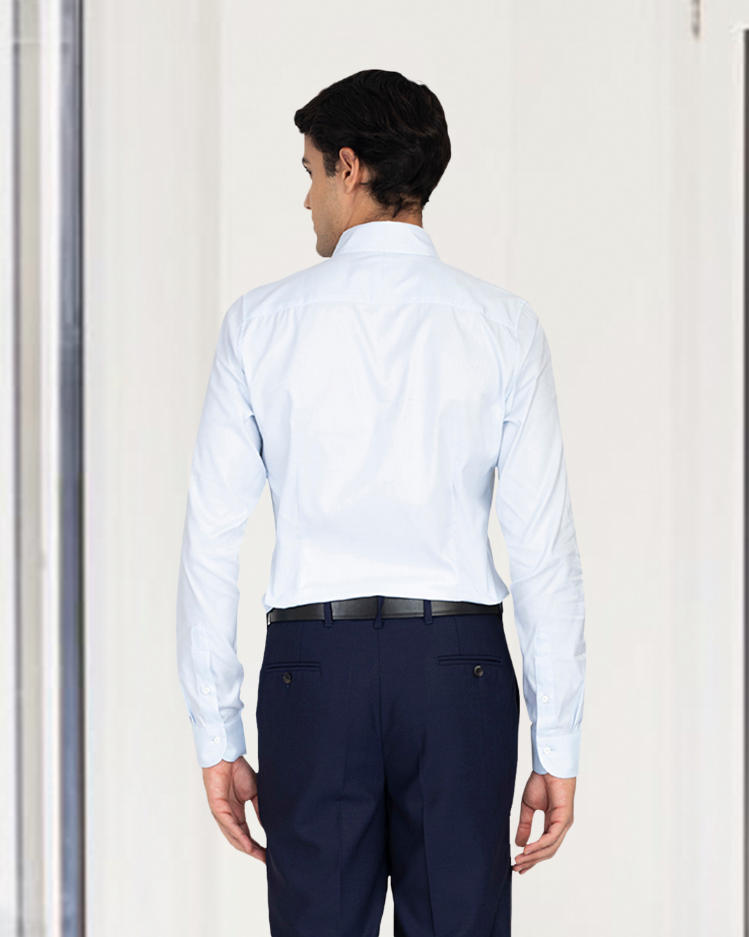 Brembana Business Blue Royal Oxford: 2-lagiges Gizeh