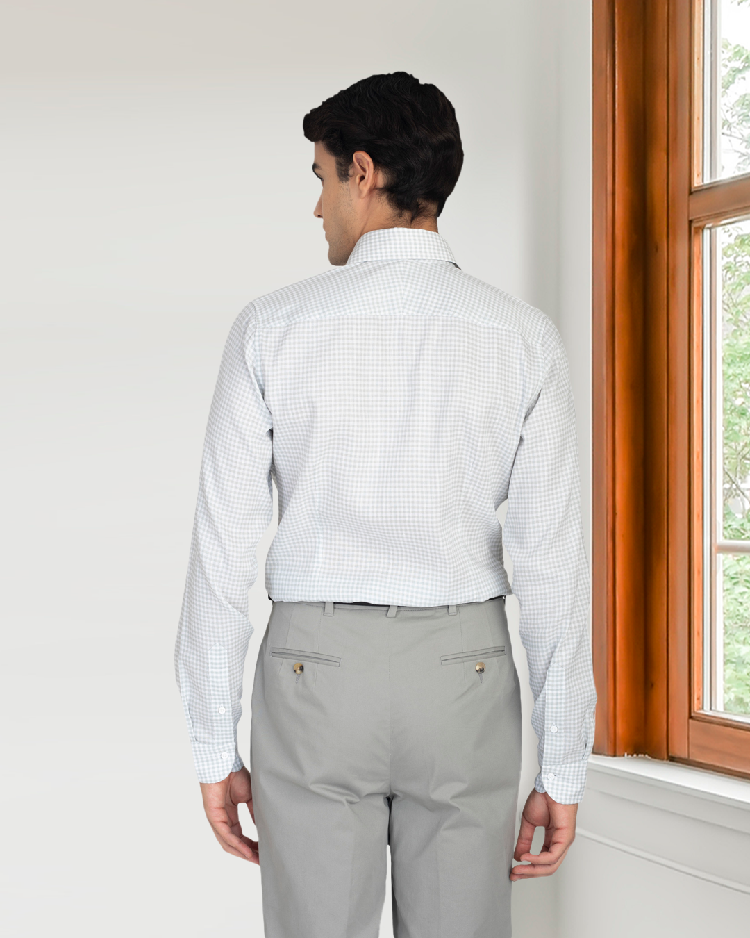 Pleated Dark Grey Dress Pant