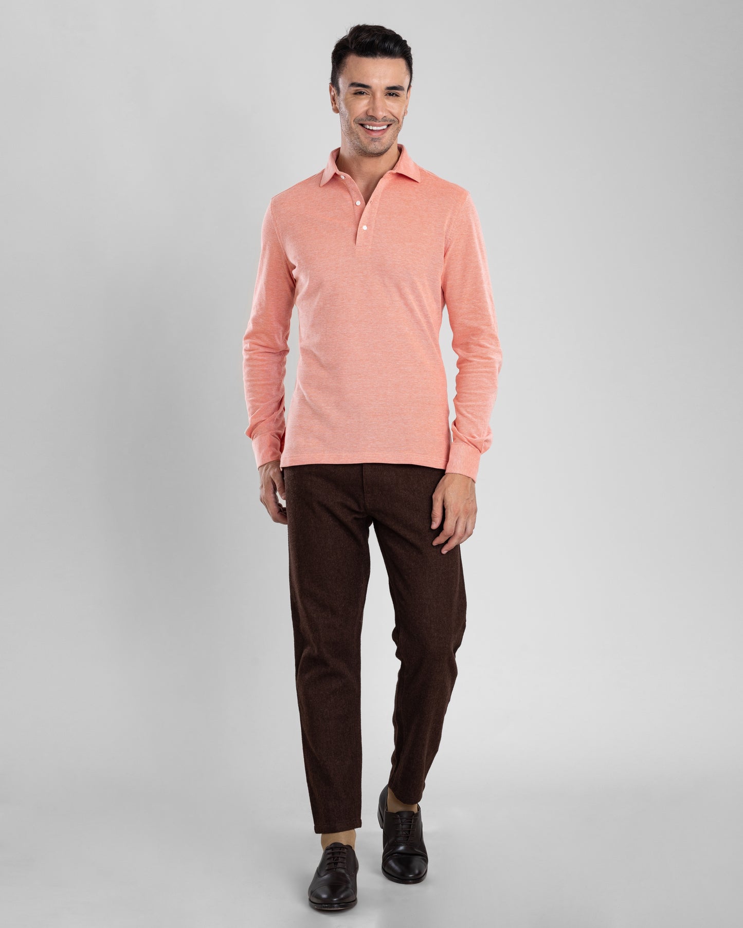 Brown Wool Jeans