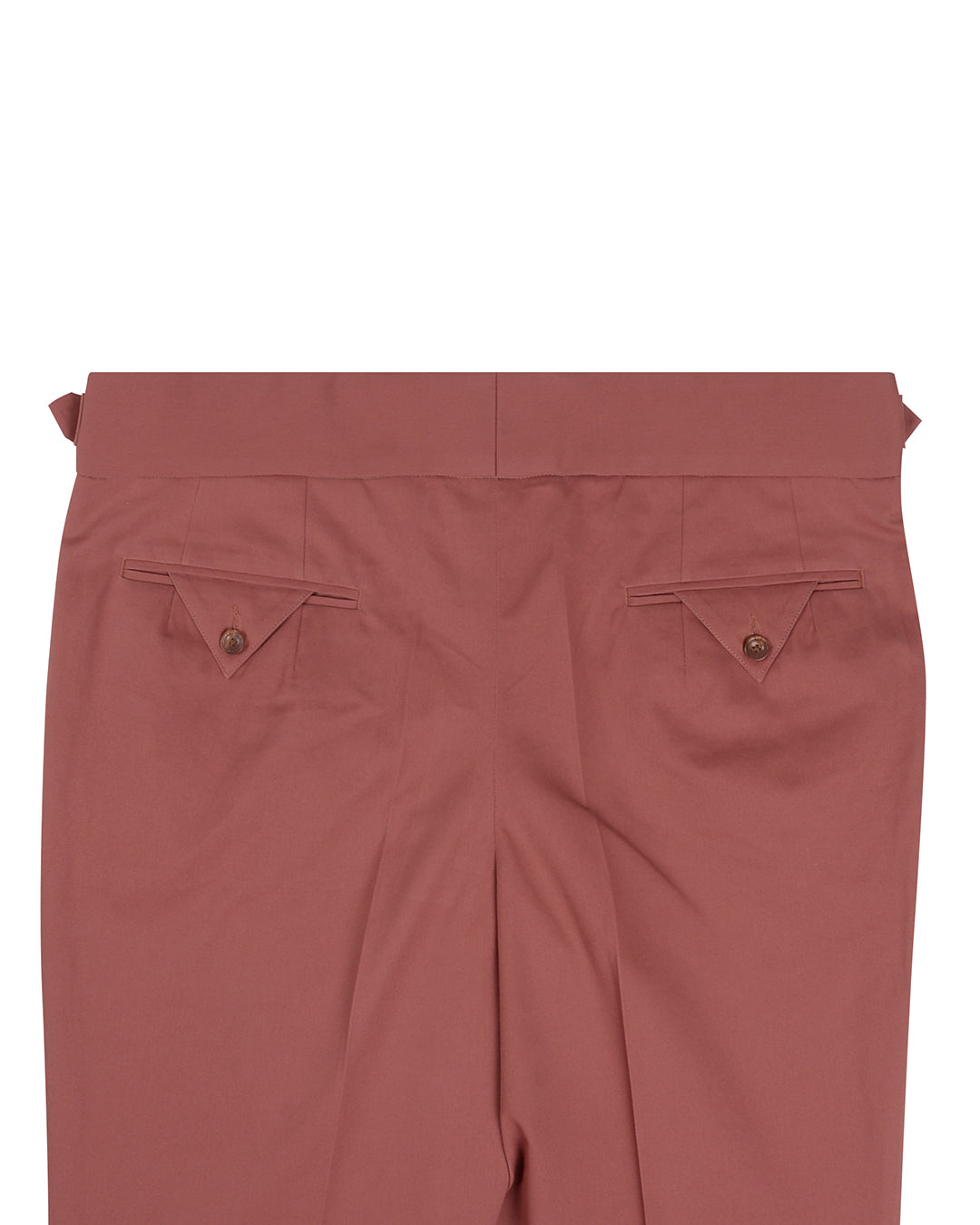Gurkha-Hose aus ziegelrotem Dugdale-Baumwoll-Twill