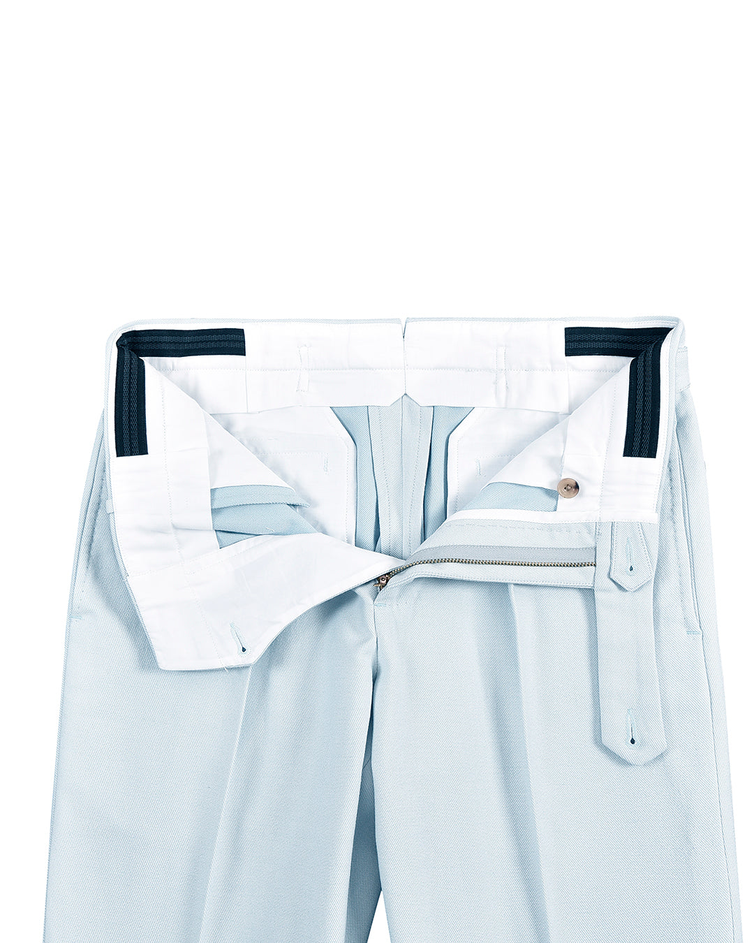 Blaue Twill-Hose
