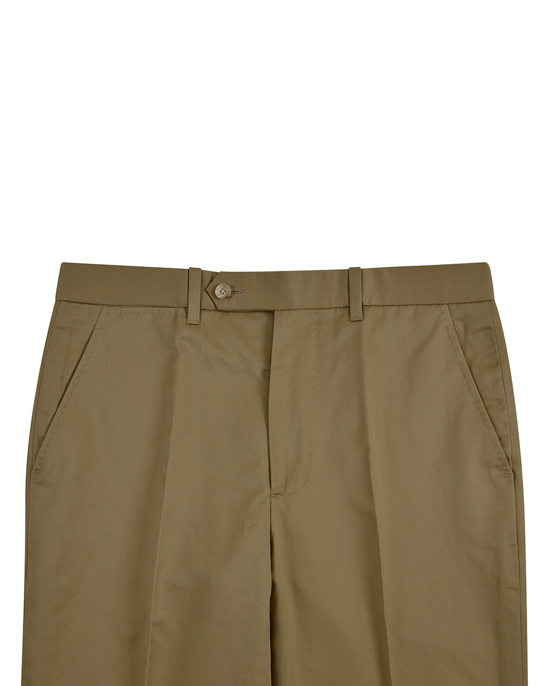 Anzughose aus britischer Khaki-Baumwolle