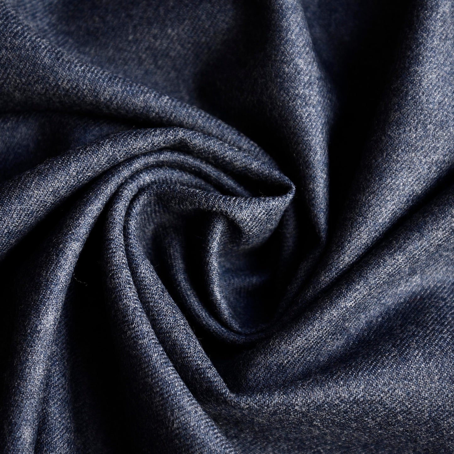 Marineblaue Anzughose aus Wollflanell von Dugdale