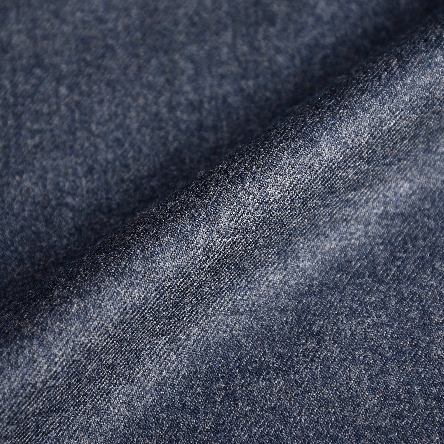 Marineblaue Anzughose aus Wollflanell von Dugdale
