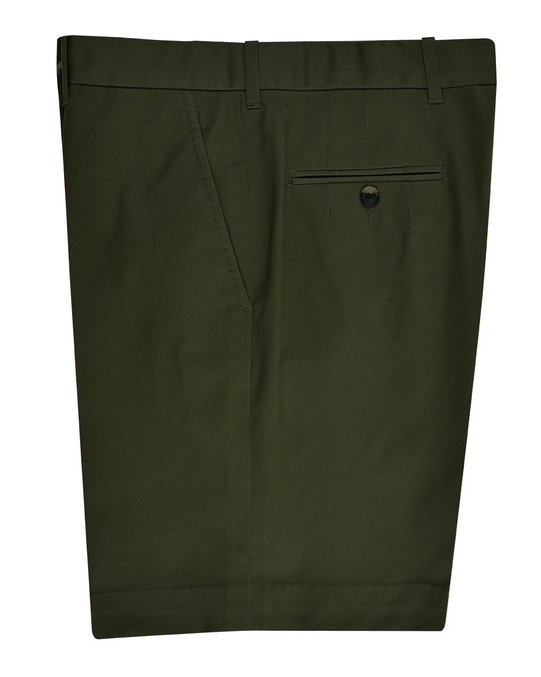 Genua Chino: Olivgrüne Shorts
