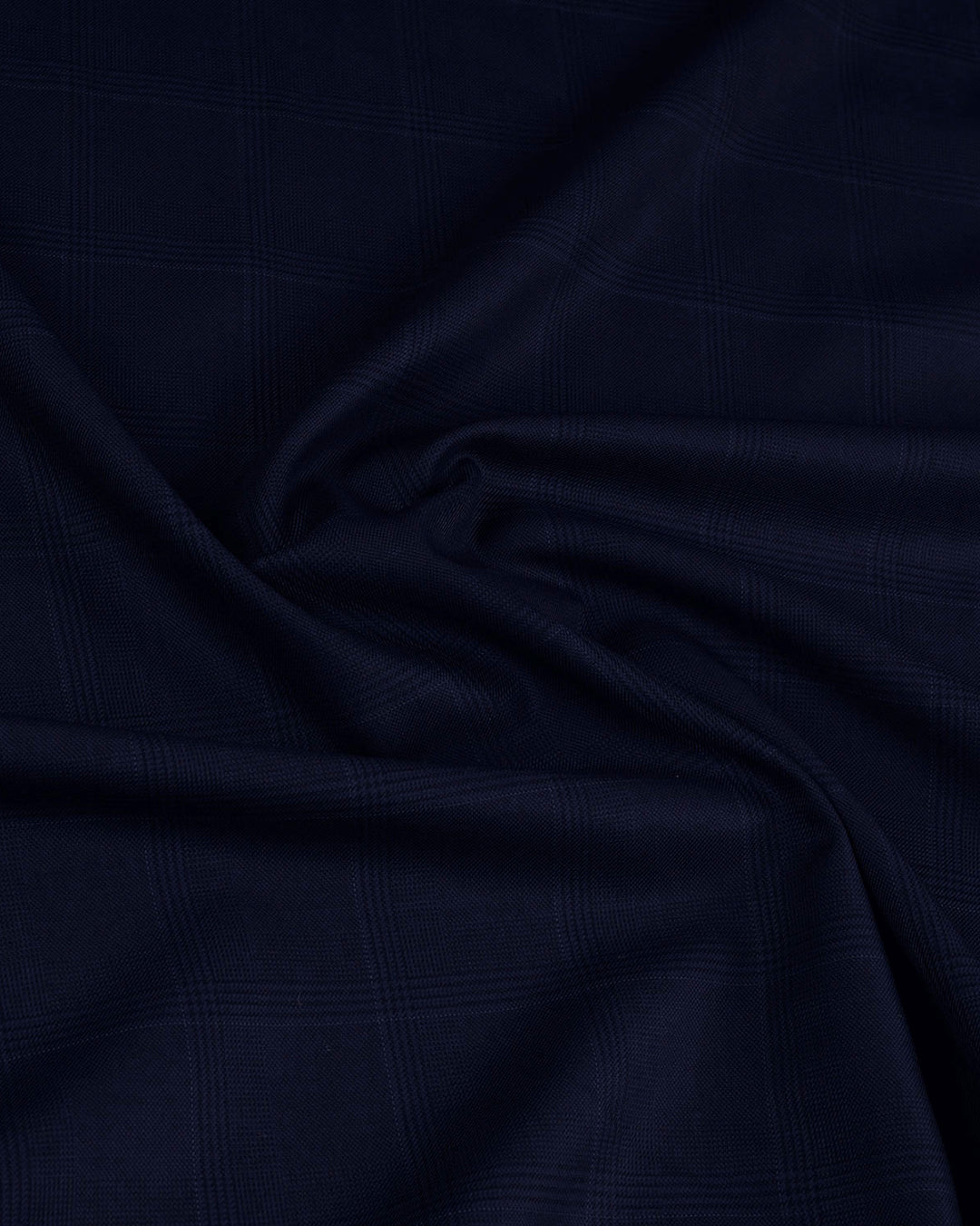 Drago: Super 160s Marineblaue Anzughose mit Prince-of-Wales-Karomuster