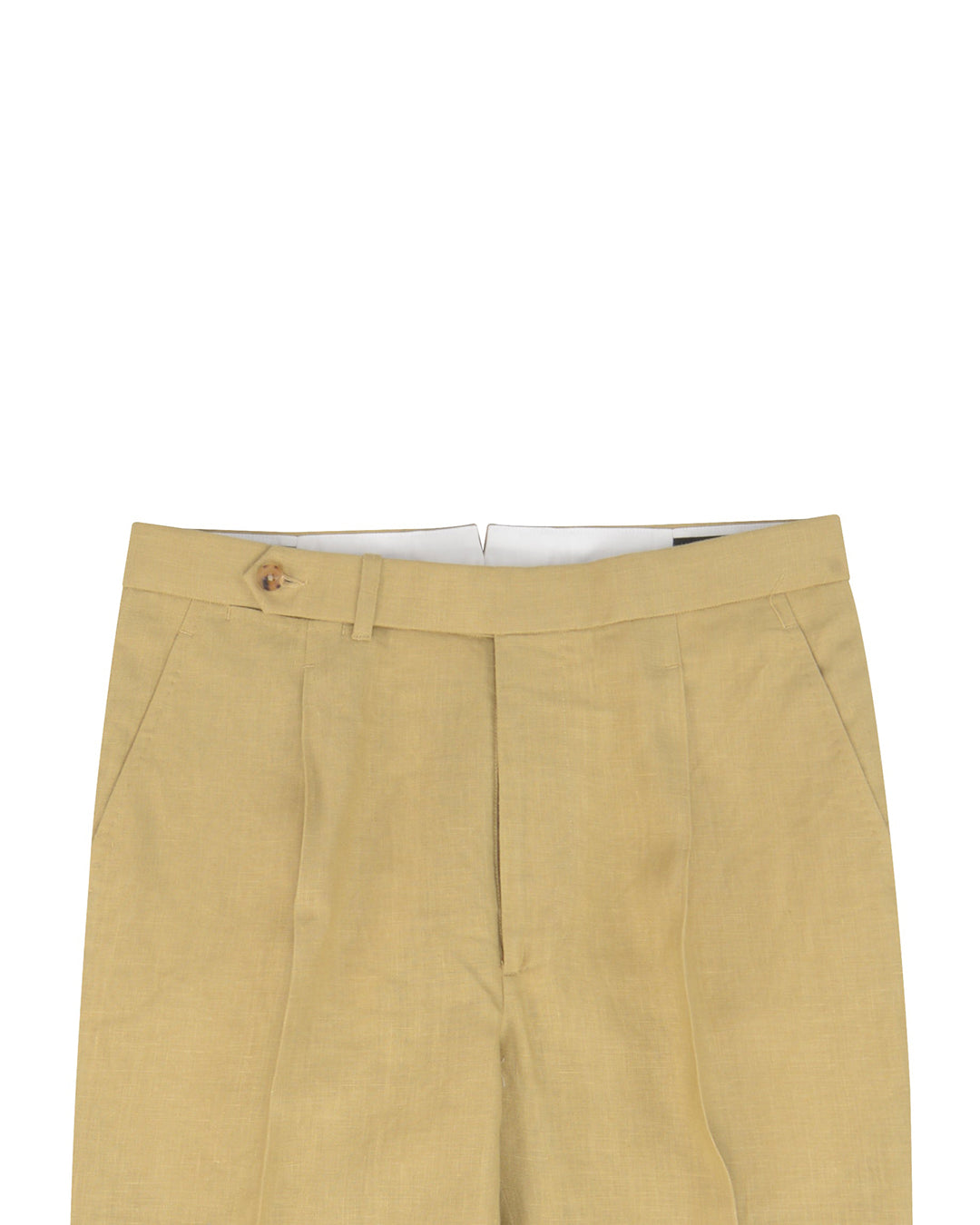 Goldgelbe Leinenhose