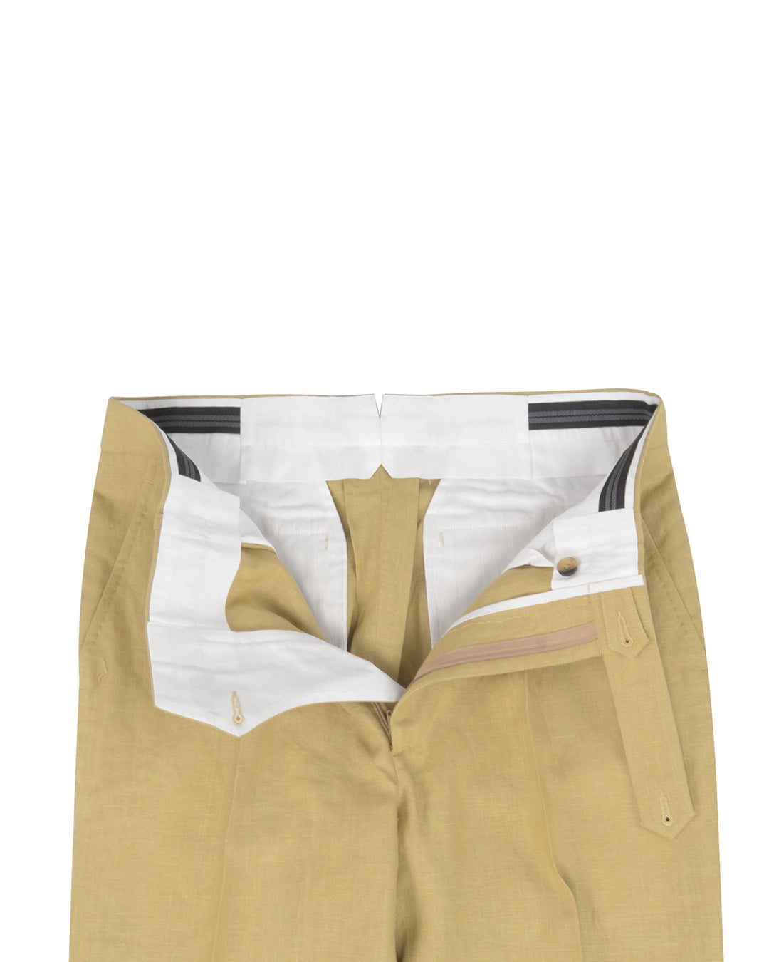Goldgelbe Leinenhose