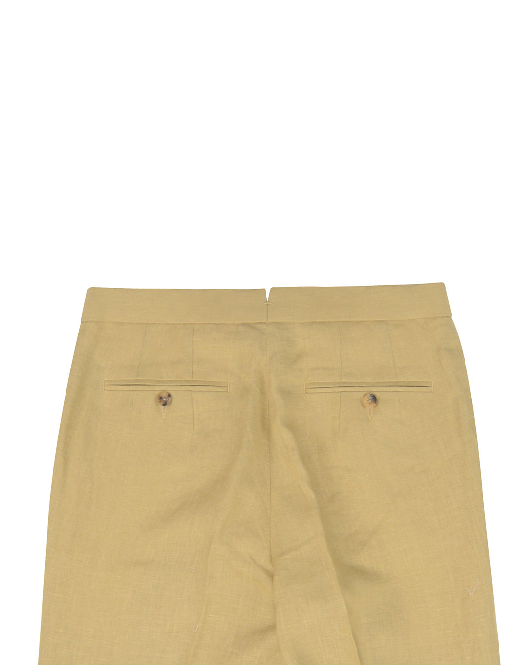 Goldgelbe Leinenhose