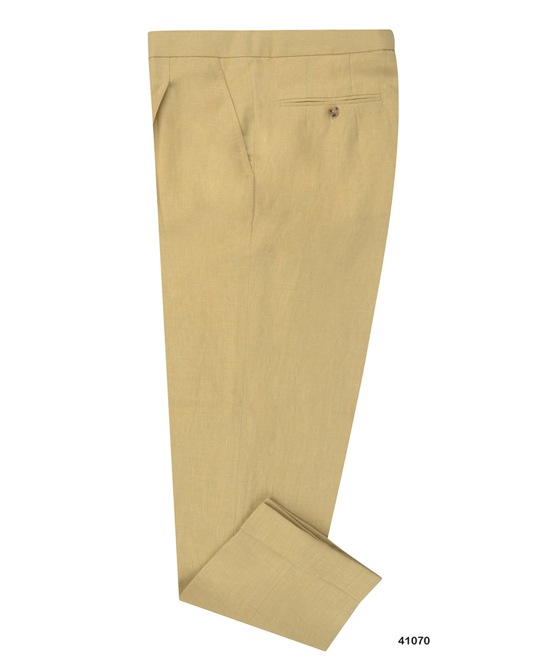 Goldgelbe Leinenhose