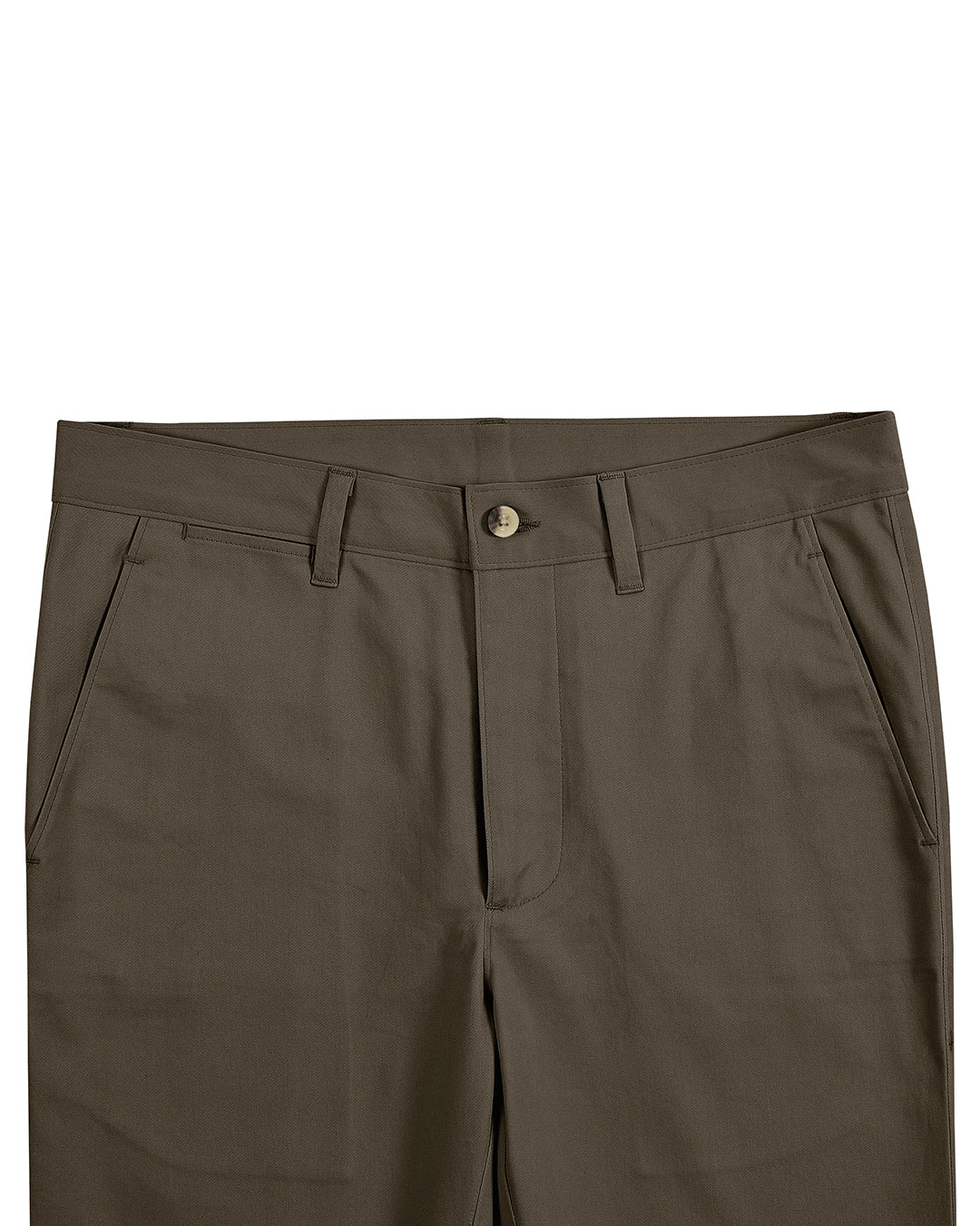 Genua Chino Hose Khaki Braun