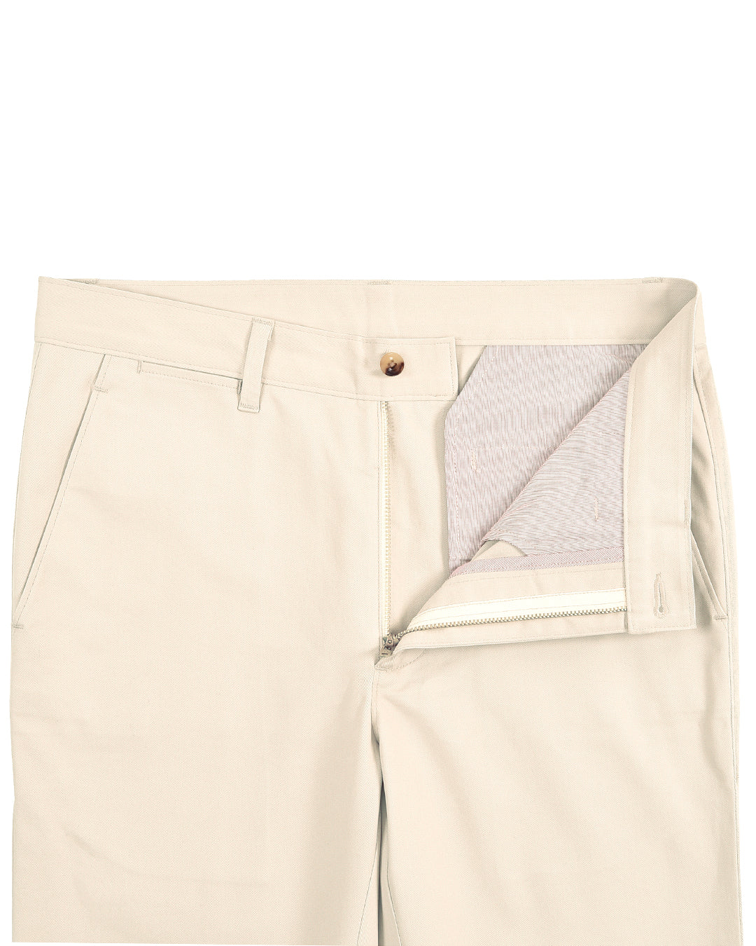Genua Chino Hose Elfenbein Creme