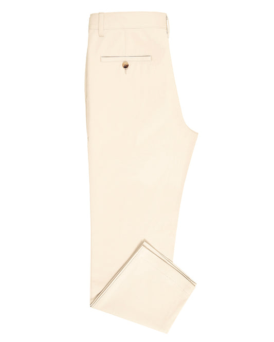 Genoa Chino Pant Ivory Cream