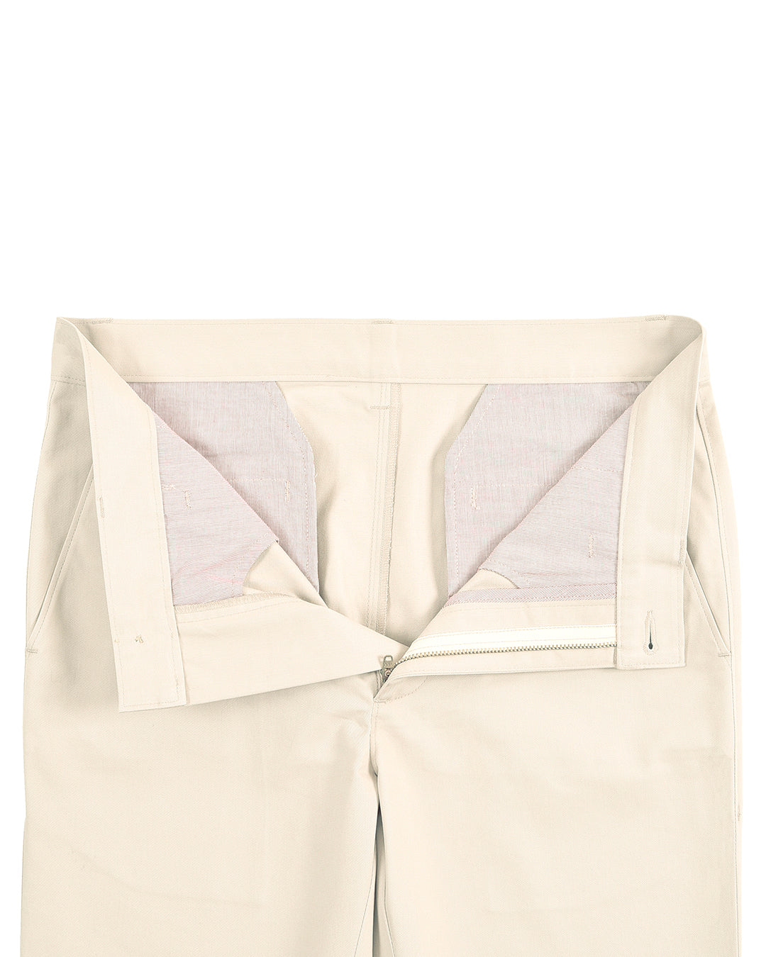 Genua Chino Hose Elfenbein Creme