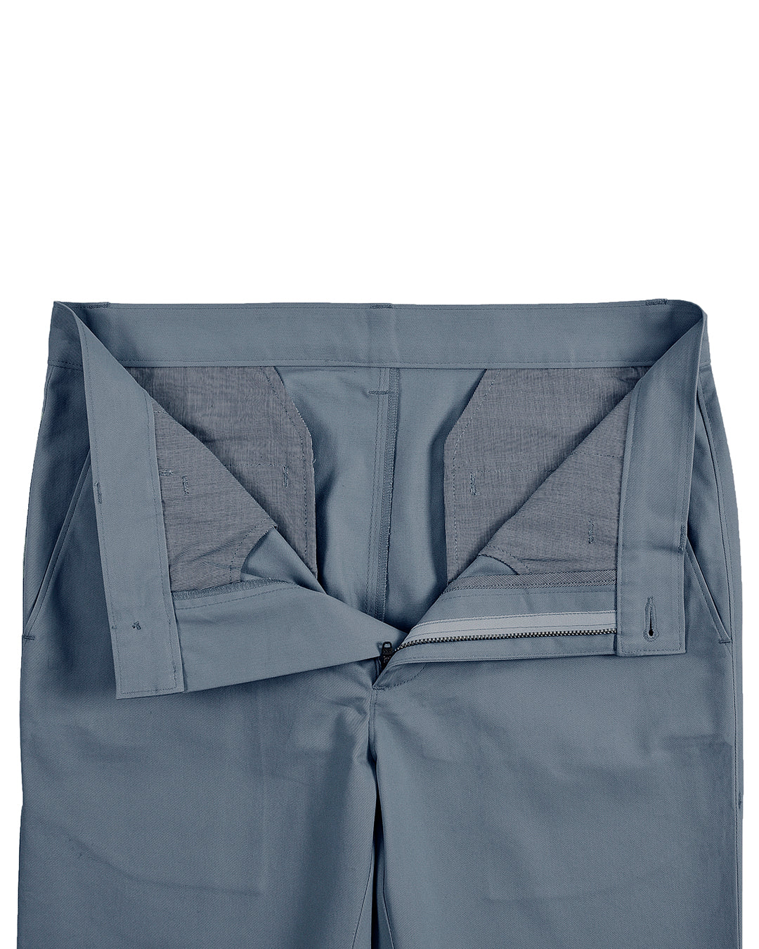 Genua-Chinohose in bläulichem Grau