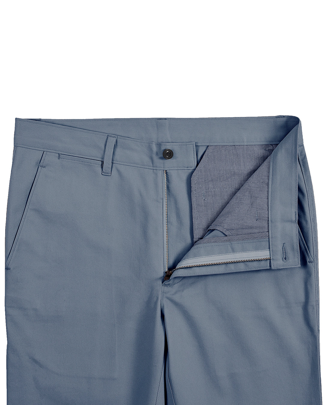Genua-Chinohose in bläulichem Grau