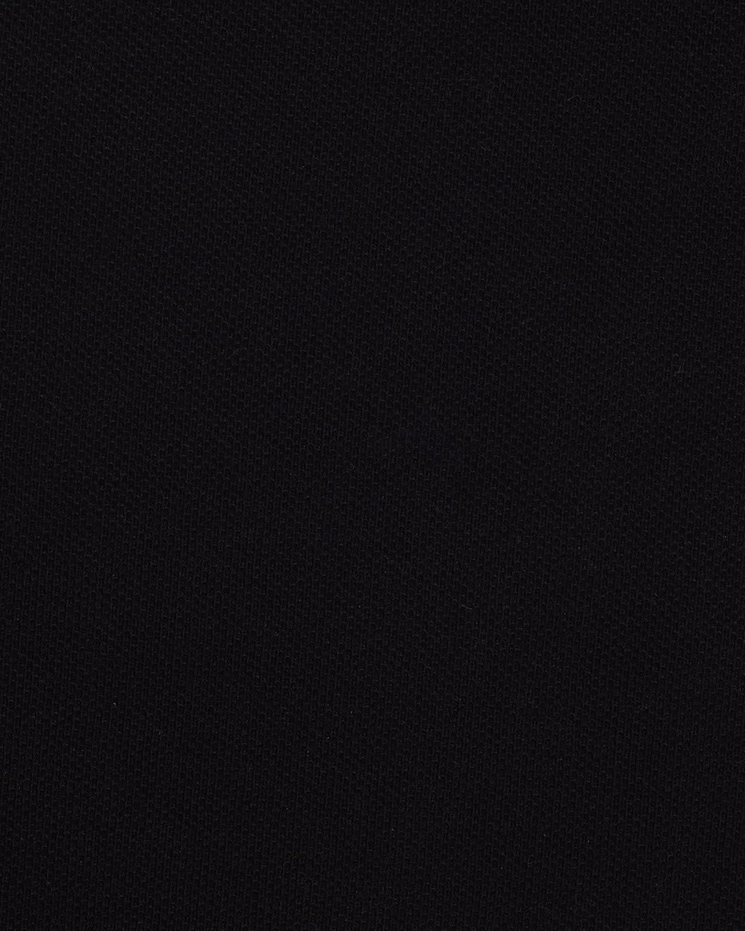 Schwarzes Piqué-Polo-T-Shirt