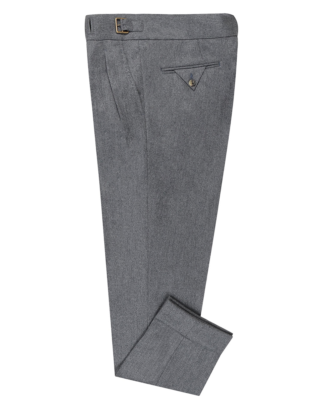 Gurkha-Hose in Vitale Barberis Canonico - Flanellgrau
