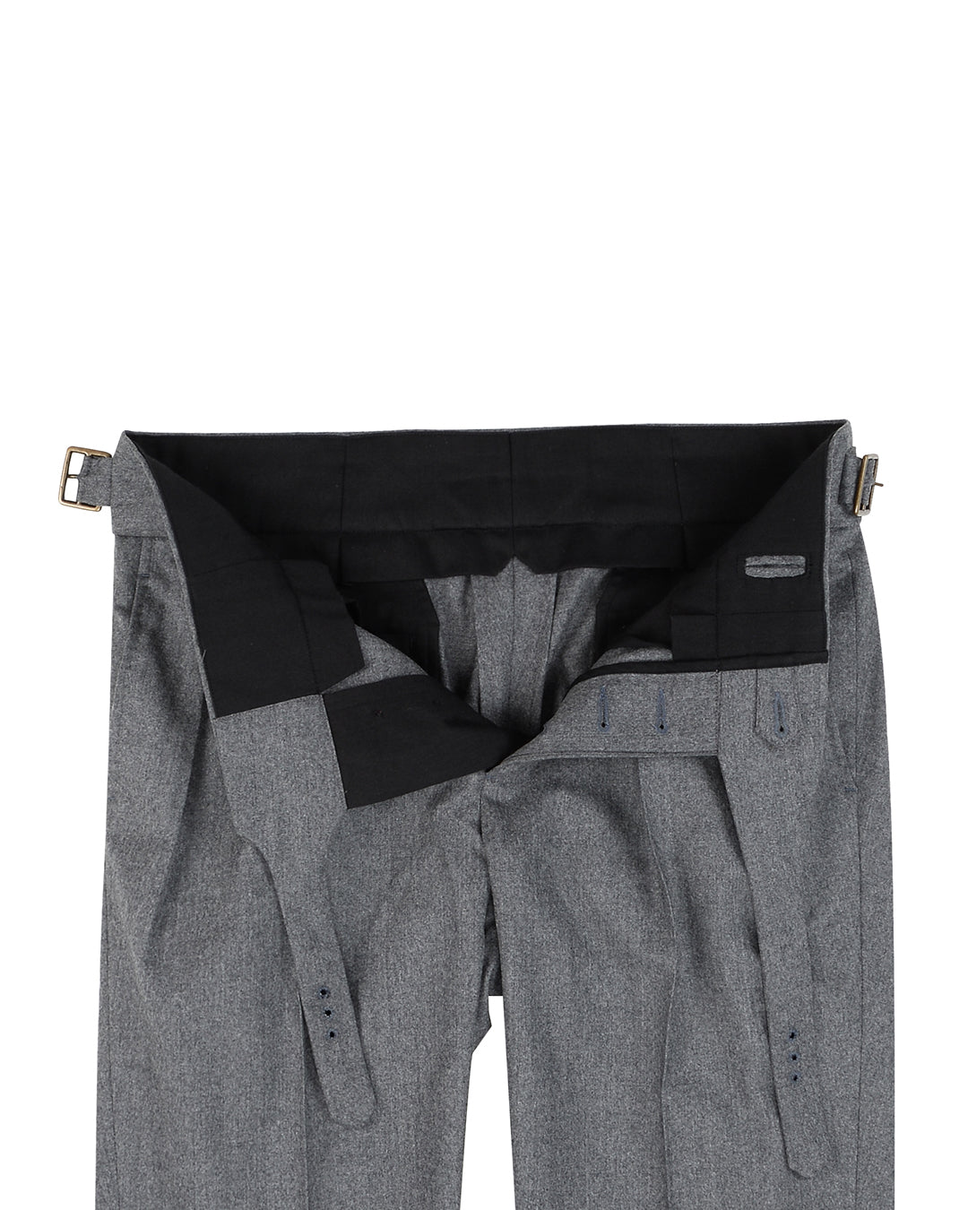 Gurkha-Hose in Vitale Barberis Canonico - Flanellgrau