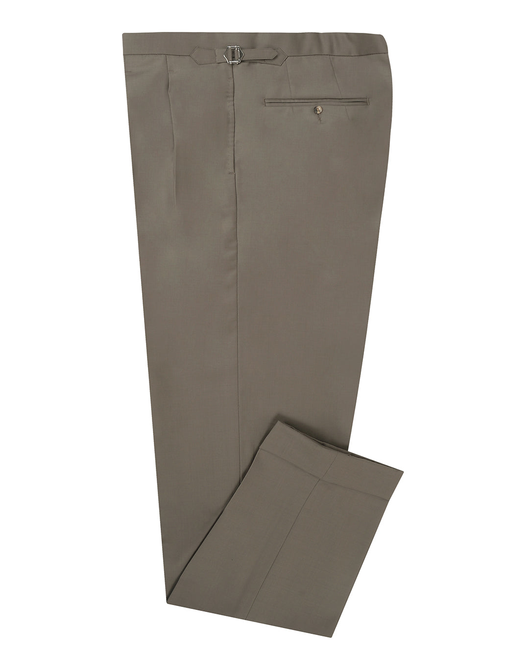 Washable Wool Pants: Lustrous Khaki – Luxire München