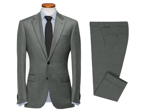 Dugdale New Fine Worsted Tropical Wool Suit- Grey