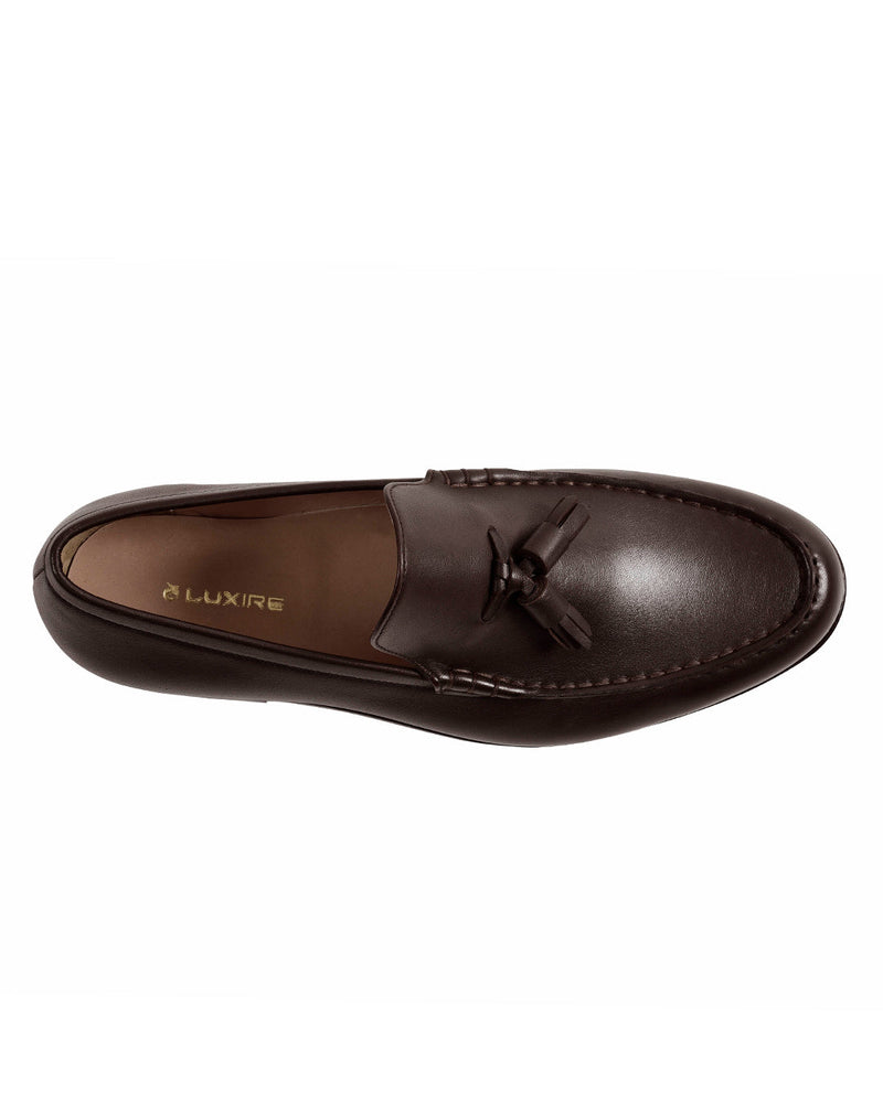Loafer mit Quaste Braun