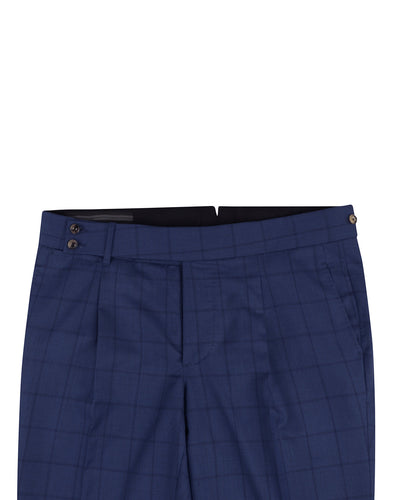 Drago : Super 160s Royal Blue Checks