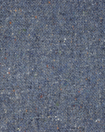 Molloy Plain Donegal Tweed Pants - Indigo