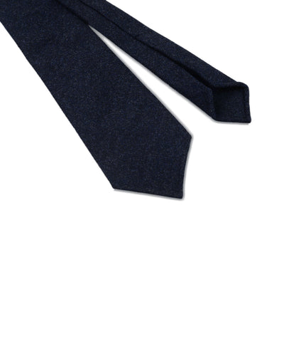 Dunkelblaue Flanell-Krawatte