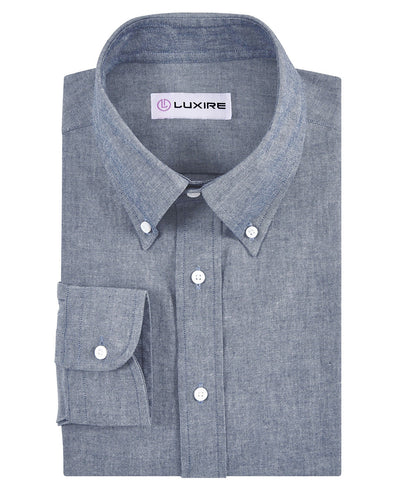 Brisbane Moss Chambray - Marine