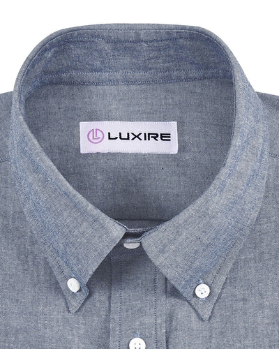 Brisbane Moss Chambray - Marine