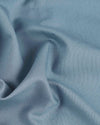 Coton : Chino en sergé bleu pigeon