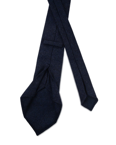 Dunkelblaue Flanell-Krawatte