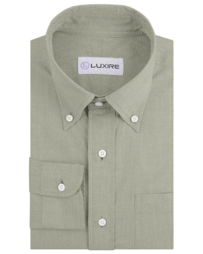 Coton Poly: Olive clair bout à bout