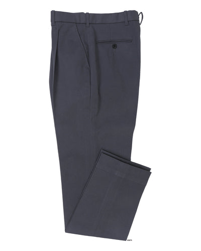 Pantalon en sergé de soufre gris