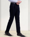 Plissierte Flanellhose Vitale Barberis Canonico in Dunkelmarineblau