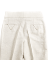 Gurkha Hose Leinen Vintage Creme Birdseye