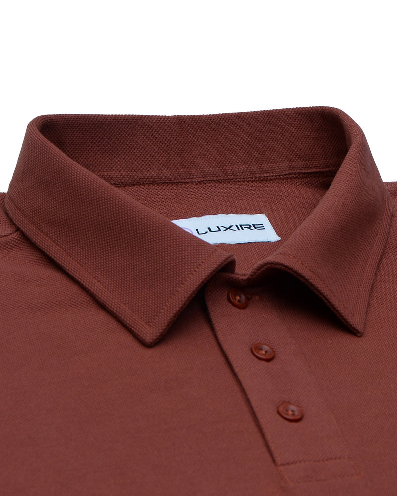 EZS Aria Rust Langarm-Polo