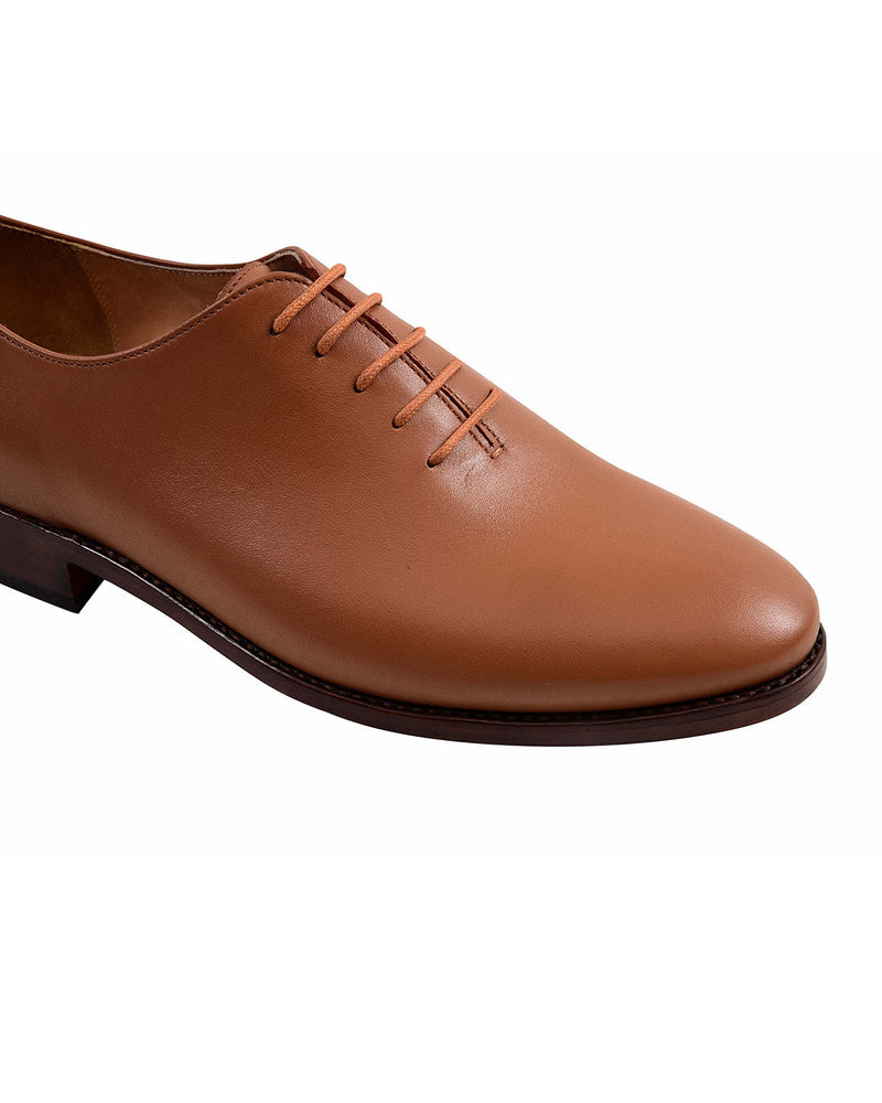 Wholecut-Oxfords Hellbraun