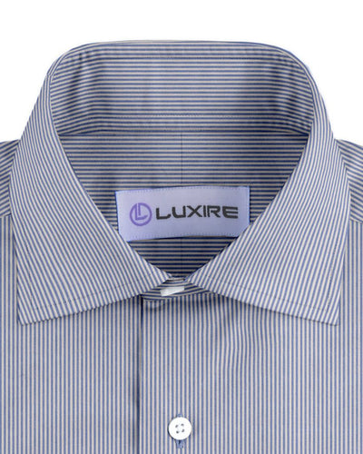 Chemise à rayures bleues