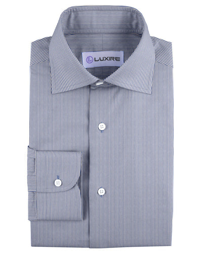 Chemise à rayures bleues
