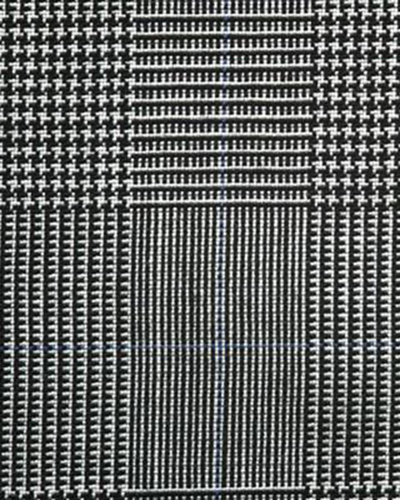 Dugdale Fine Worsted – Grauer Prinz von Wales mit blauem Overcheck