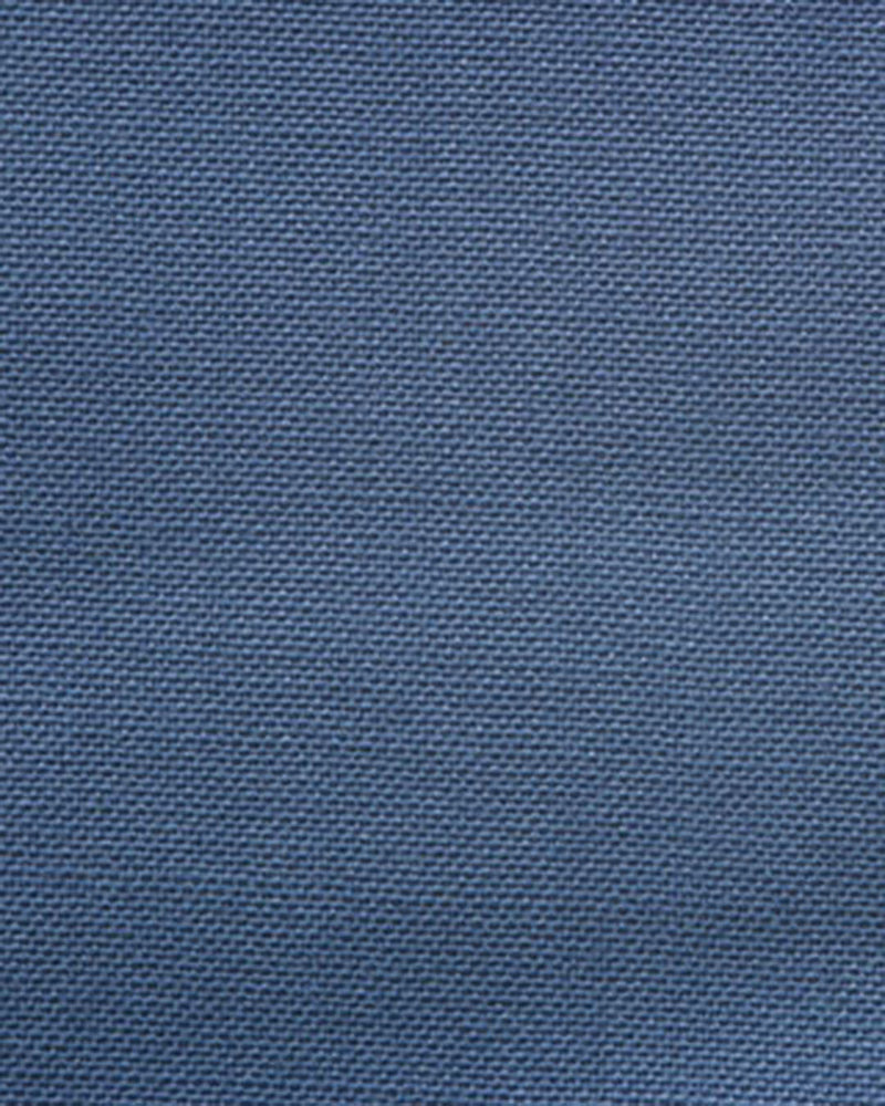 Dugdale Feine Kammgarnhose - Blau einfarbig