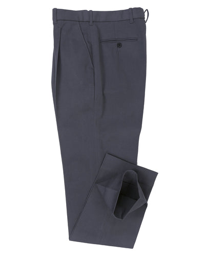 Pantalon en sergé de soufre gris