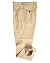 Chino uni beige foncé