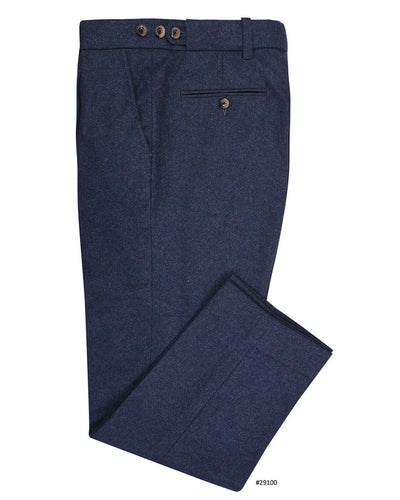 Minnis Flannel: Blaue Twill-Hose